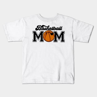 Basketball Mom My Wallet Is Empty, Basketball Mom, Basketball Vibes (2 Sided) Kids T-Shirt